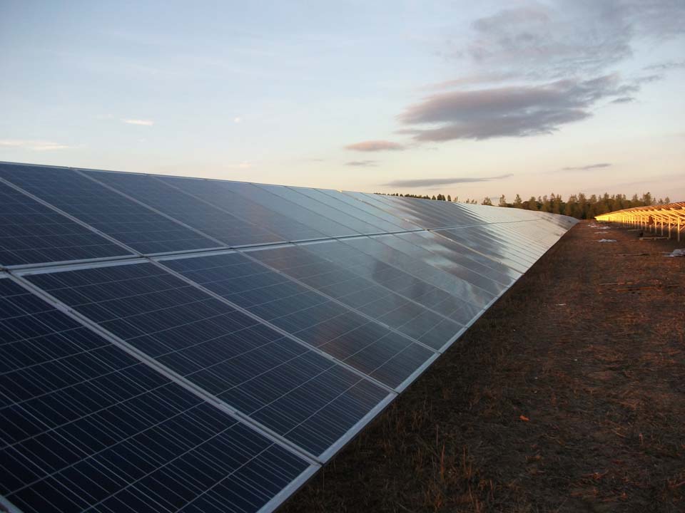Industrial solar project